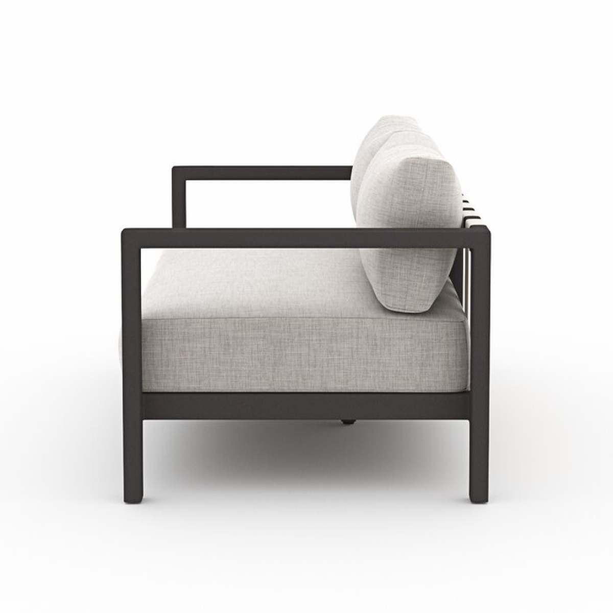 59.8'' Metal Outdoor Loveseat with Sunbrella Cushions - Image 3