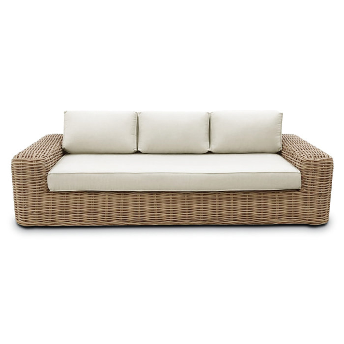 Admiral 85.5'' Wicker Outdoor Sofa - Image 1