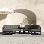 Bergeron Outdoor Curved Patio Sectional with Sunbrella Cushions - Image 2