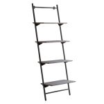 Black Tyron Ladder Display Shelf