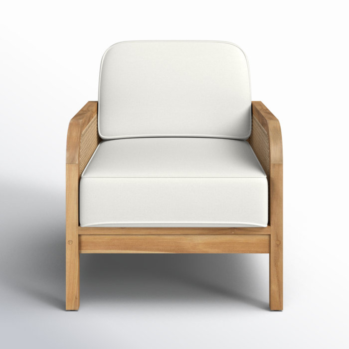 Fardin Teak Outdoor Chair - Image 1