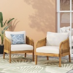 Fiora Patio Chair with Cushions (Set of 2) - Image 2