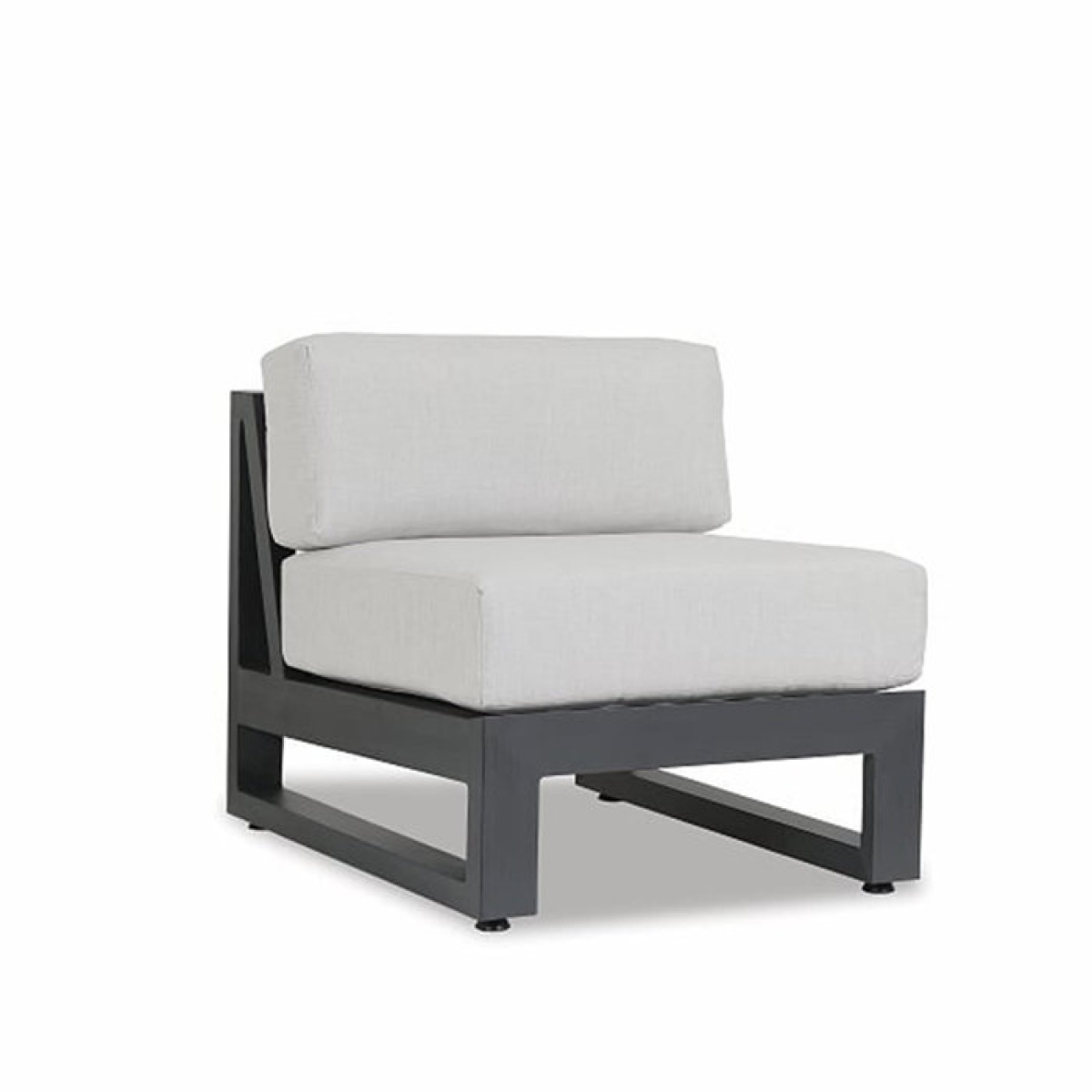 Georgie Armless Patio Chair with Sunbrella Cushions - Image 1
