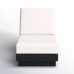 Lucca Metal Swivel Outdoor Lounge Chair with Sunbrella Cushions