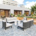 Melwood 78'' Metal Outdoor Sofa - Image 3