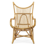 Millar Wicker Outdoor Armless Lounge Chair
