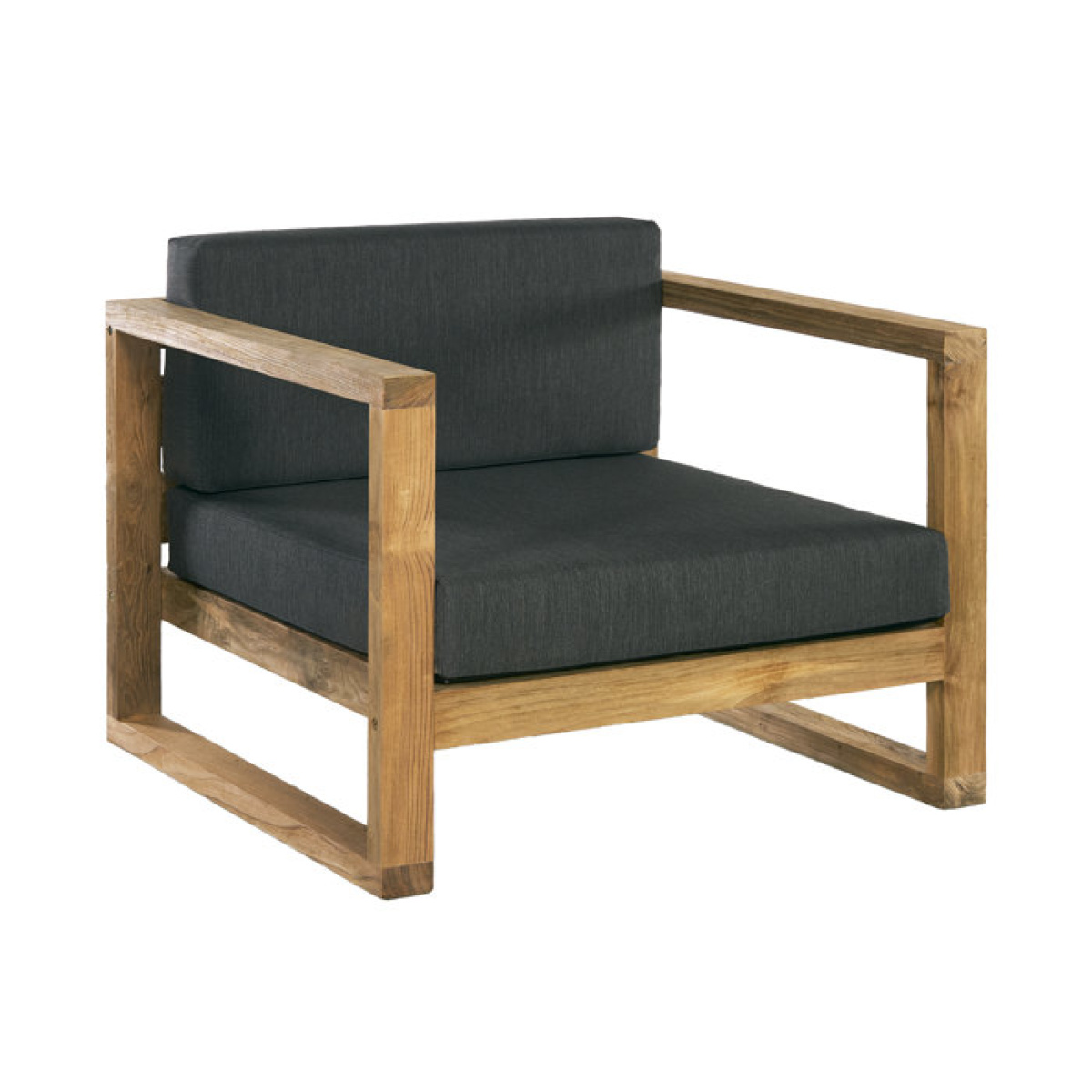 Morlan Teak Patio Chair with Cushions - Image 2