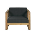 Morlan Teak Patio Chair with Cushions