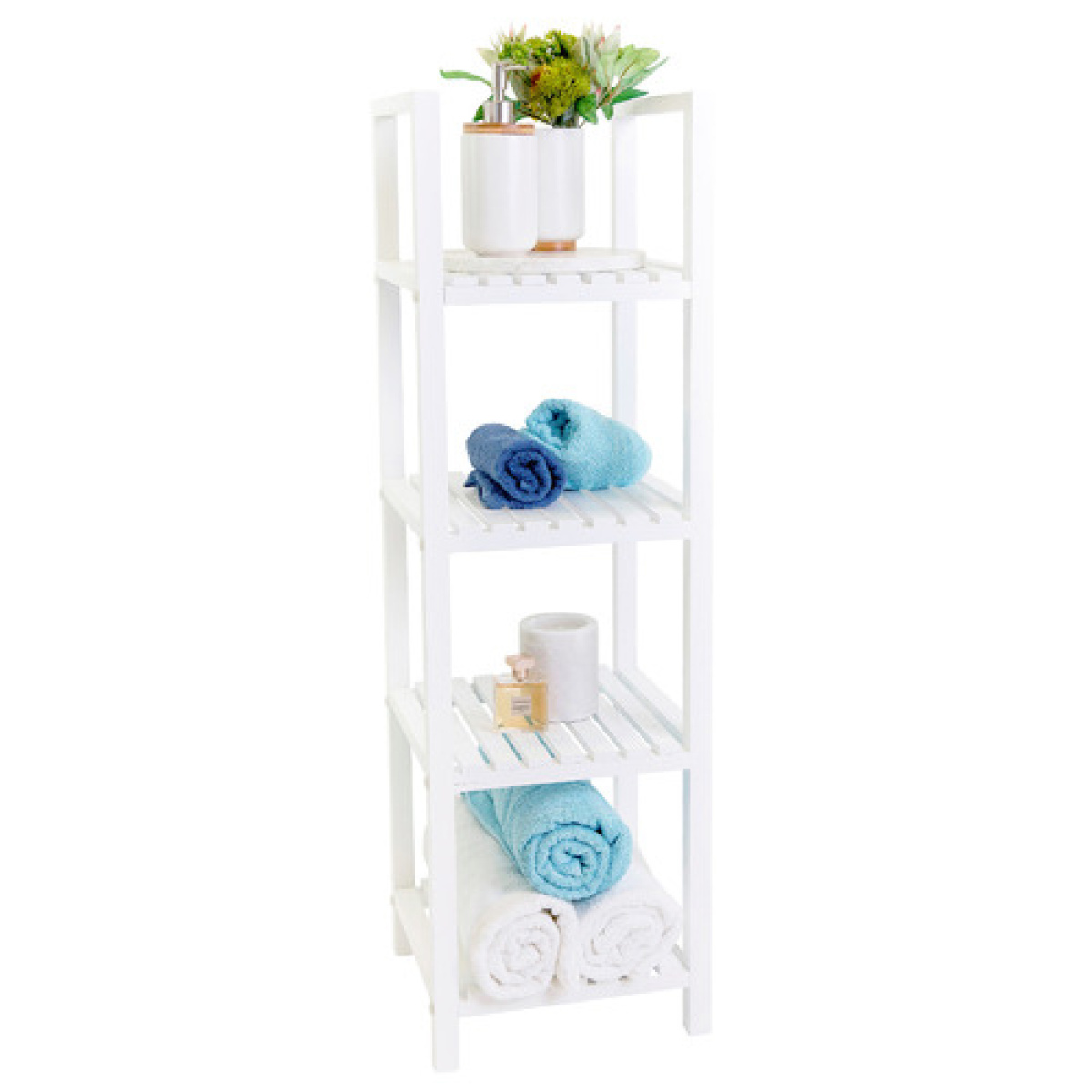 Odessa 4 Tier Bathroom Multipurpose Shelf - Image 1