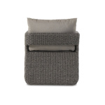 Poillucci Swivel Wicker Patio Chair with Cushions - Image 3