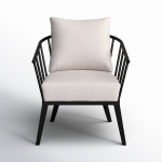 Serena Metal Outdoor Lounge Chair with Sunbrella Cushions