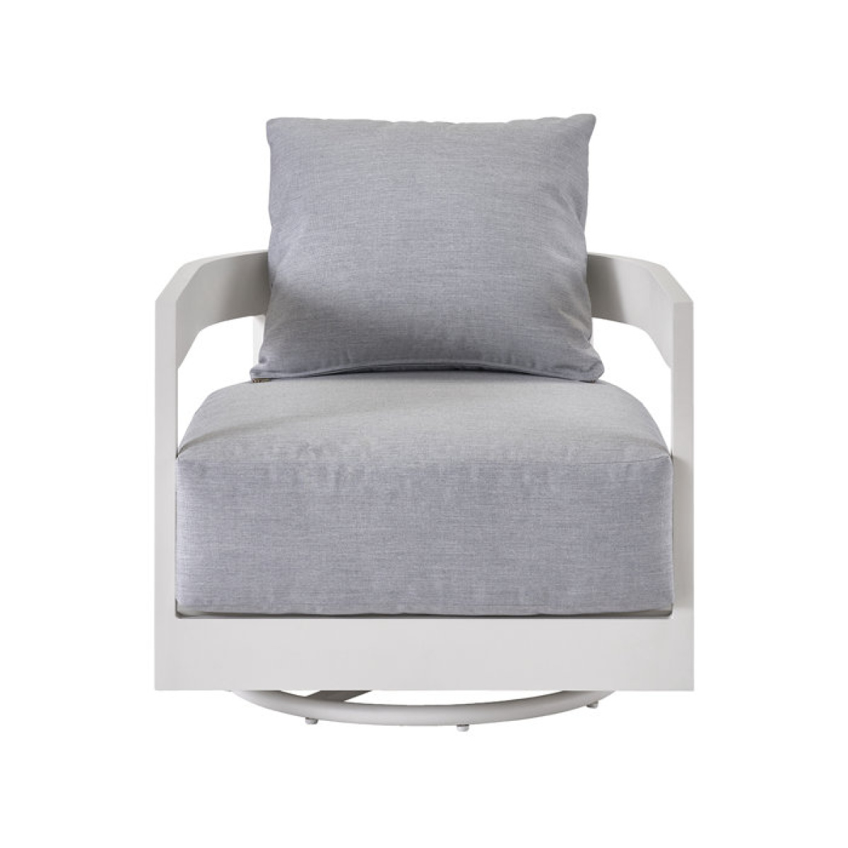 Swivel Patio Lounge Chair with Cushions - Image 1