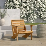 Ursa Acacia Outdoor Adirondack Chair - Image 2