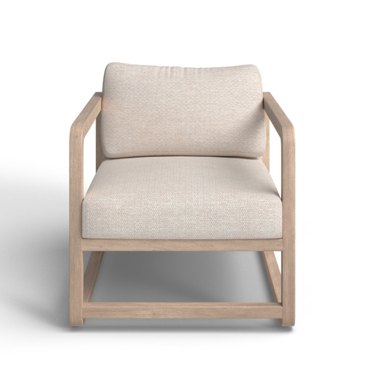 Vanya DeTeak Patio Chair with Cushions - Image 1