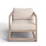 Vanya DeTeak Patio Chair with Cushions