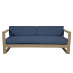 Vienna 90'' Teak Outdoor Sofa with Sunbrella Cushions