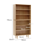 Niche Oak Wood Shelving Unit - Image 2