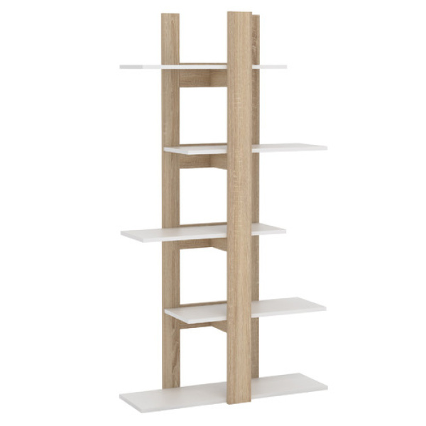 Willie 5 Tier Wooden Bookcase