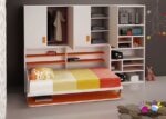 Horizontal folding bed 90 x 190 - Image 2