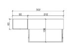 Horizontal folding bed with desk and upper wardrobe with sliding doors - Image 3