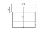 Horizontal folding bed 150 x 190 - Image 3