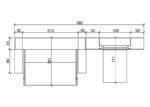 Horizontal folding double bed with sofa and trundle bed - Image 3