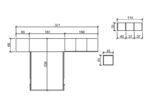 Studio with a vertical folding double bed and wardrobe - Image 3