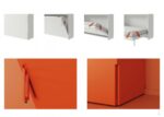 Horizontal folding bed with removable strap accessory - Image 2