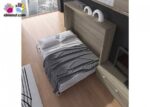 Living room with 150 x 190 horizontal folding bed with wall composition - Image 2