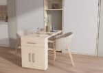 Youth room with two folding beds and extendable table - Image 3
