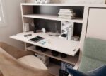 Horizontal folding bed with integrated sofa and study table - Image 2