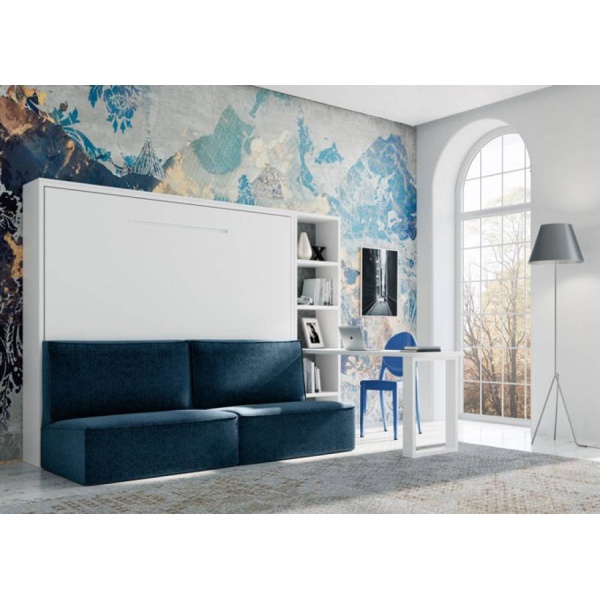 Horizontal bed for 150 x 190cm mattress for sofa