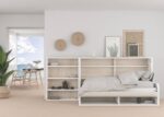 Murphy bed with sofa and bookcase - Image 2