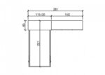 Living room with 90x190 vertical folding bed with drawer - Image 3
