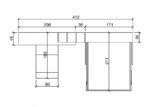 Living room with 150x190 vertical folding bed with NORDIK sofa - Image 2