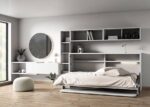 Office with horizontal folding bed with integrated table - Image 2