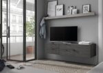 Living room with horizontal folding bed with sofa and storage box - Image 3