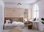 Bedroom with high folding bed - Image 2
