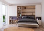Living room with a folding double bed and sofa - Image 2