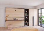 Folding bunk bed with integrated desk and wardrobe - Image 2