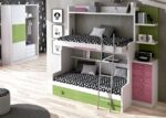 Children's room with compact 3-bed unit. - Image 3