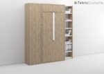 Living room folding bed 190x90 + Wardrobe + Bookcase - Image 2