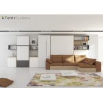 Living room with DIVO folding bed and folding table - Image 2
