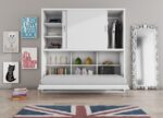 Children's room with folding bed and upper wardrobe - Image 2