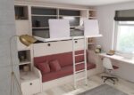 VERSATILE series folding bunk bed with sofa