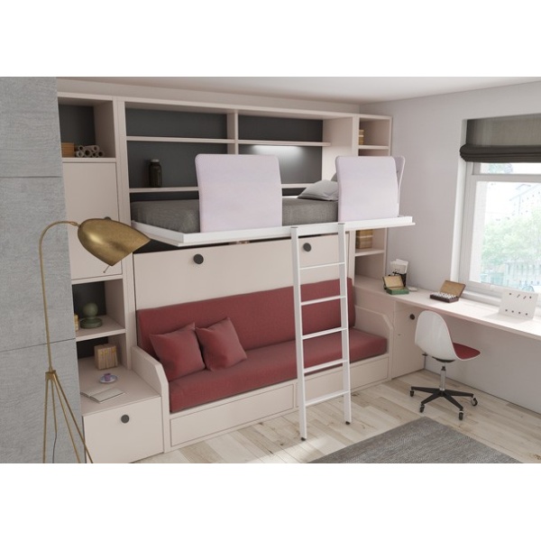 VERSATILE series folding bunk bed with sofa