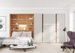 Living room with folding bed, wardrobes and folding table - Image 2