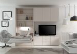 Living room with 90x190 vertical folding bed with drawer - Image 2