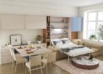 Living room with vertical folding bed - Image 2