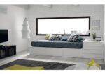 Study cube bed + folding double bed - Image 2